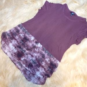 💕2/$15💕Simply Vera Vera Wang Purple Tunic